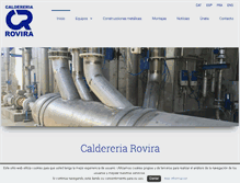 Tablet Screenshot of caldereriarovira.com